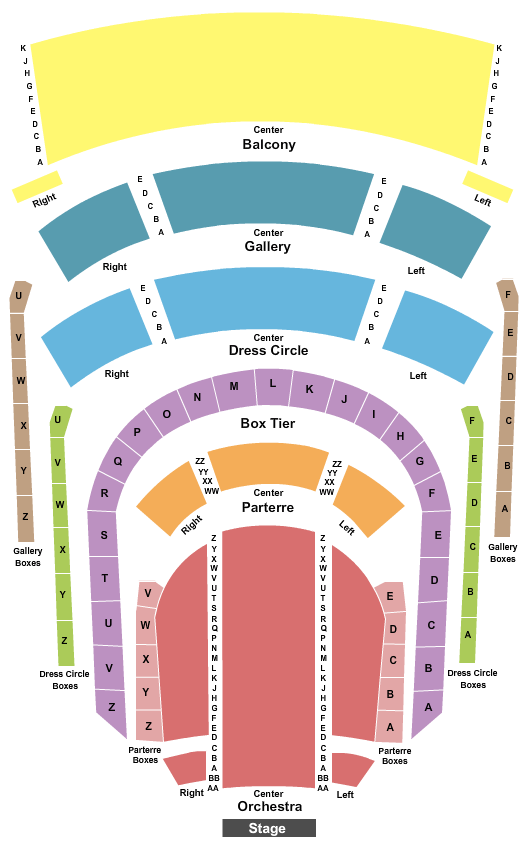 Smith Center Hamilton Seating Chart